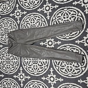 Faux leather pull on pants, express